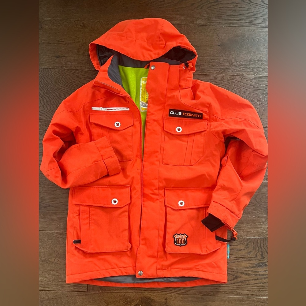 Men’s club P.Zenith  outdoor sports jacket orange
Sz medium